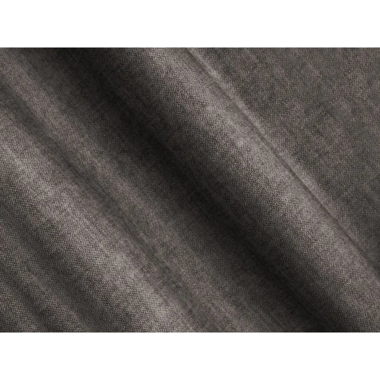 Loretto 5-Sitzer Panorama Ecksofa, Linke Seite, aus Samt in Grau (Vogue 15), Beine aus Schwarzes Plastik, 345x250x68 cm von Cosmopolitan Design – Bild 6