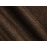 Loretto 5-Sitzer Panorama Ecksofa, Rechte Seite, aus Samt in Schokolade (Vogue 6), Beine aus Schwarzes Plastik, 345x250x68 cm von Cosmopolitan Design – Bild 6