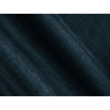 Loretto 5-Sitzer Panorama Ecksofa, Rechte Seite, aus Samt in Tiefes Petrol (Vogue 13), Beine aus Schwarzes Plastik, 345x250x68 cm von Cosmopolitan Design – Bild 6