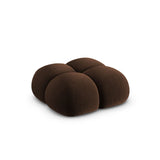 Loretto Pouf aus Samt in Schokolade (Vogue 6), 90x90x40 cm von Cosmopolitan Design – Bild 4