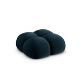 Loretto Pouf aus Samt in Tiefes Petrol (Vogue 13), 90x90x40 cm von Cosmopolitan Design – Bild 4