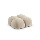 Loretto Pouf aus Samt oder Strukturstoff, 90x90x40 cm von Cosmopolitan Design – Bild 4