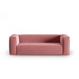Mackay 3-Sitzer Sofa aus Samt in Flamingo (Casino Salmon), 200x94x73 cm von Cosmopolitan Design – Bild 1