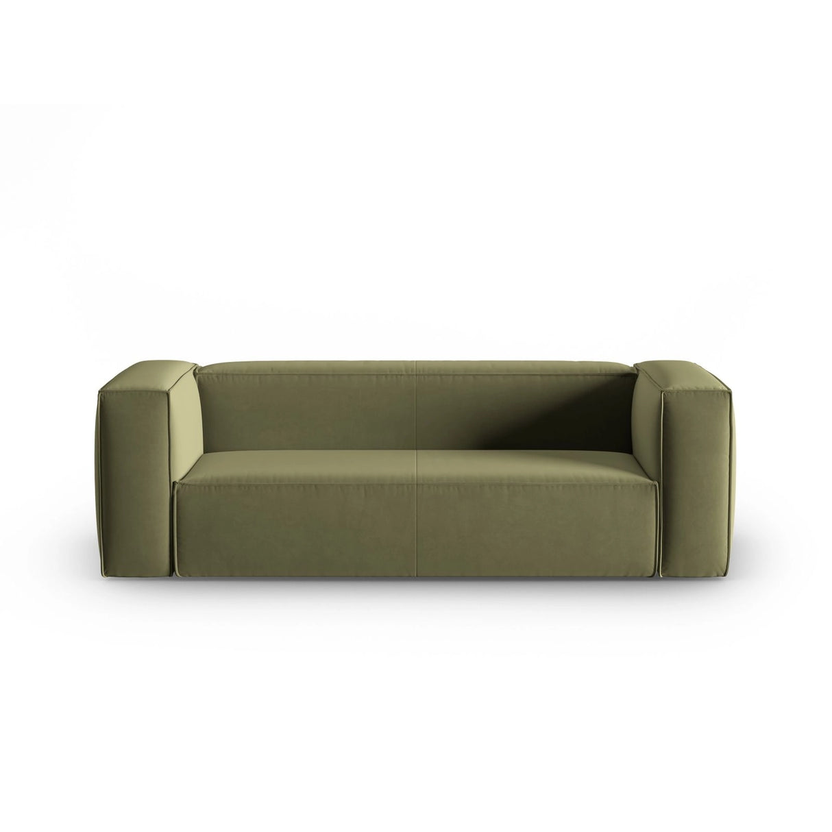 Mackay 3-Sitzer Sofa aus Samt in Hellgrün (Casino Forest), 200x94x73 cm von Cosmopolitan Design – Bild 1