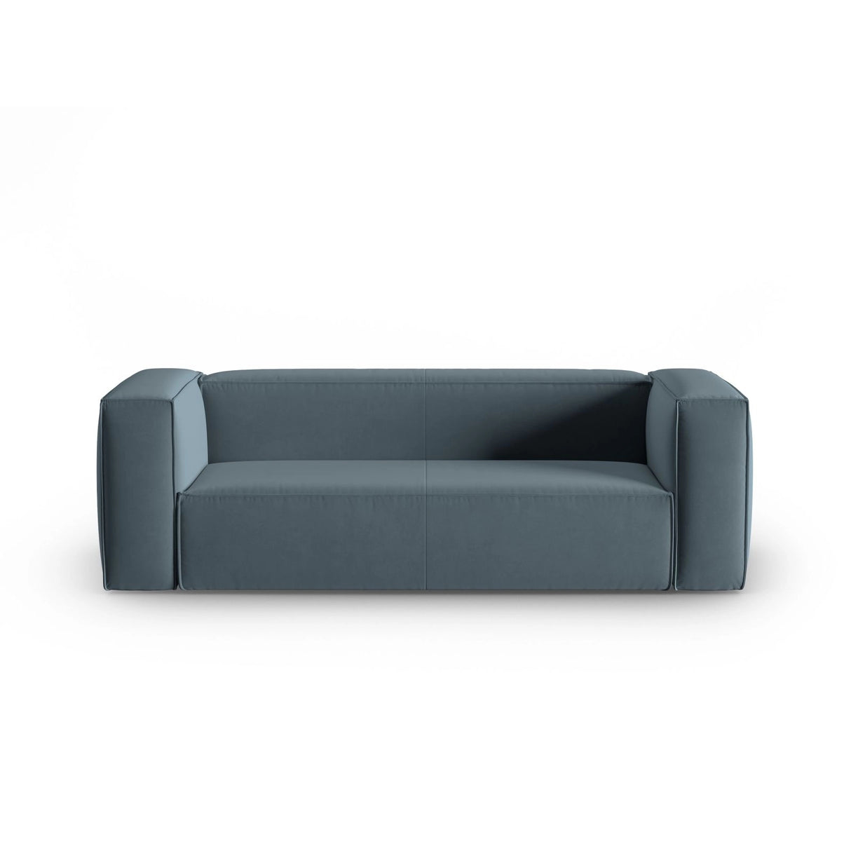 Mackay 3-Sitzer Sofa aus Samt in Pastellblau (Casino Dark Blue), 200x94x73 cm von Cosmopolitan Design – Bild 1