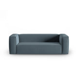 Mackay 3-Sitzer Sofa aus Samt in Pastellblau (Casino Dark Blue), 200x94x73 cm von Cosmopolitan Design – Bild 1