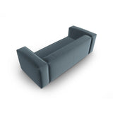Mackay 3-Sitzer Sofa aus Samt in Pastellblau (Casino Dark Blue), 200x94x73 cm von Cosmopolitan Design – Bild 4