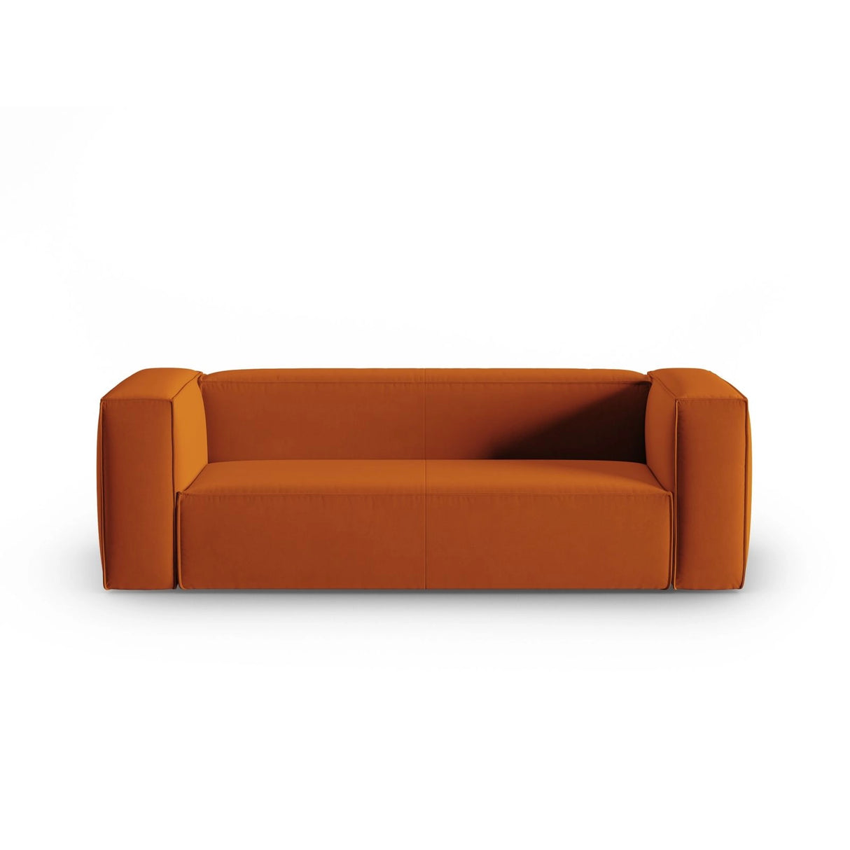 Mackay 3-Sitzer Sofa aus Samt in Terrakotta (Casino Terracota), 200x94x73 cm von Cosmopolitan Design – Bild 1