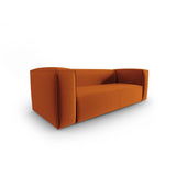 Mackay 3-Sitzer Sofa aus Samt in Terrakotta (Casino Terracota), 200x94x73 cm von Cosmopolitan Design – Bild 3