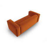 Mackay 3-Sitzer Sofa aus Samt in Terrakotta (Casino Terracota), 200x94x73 cm von Cosmopolitan Design – Bild 4