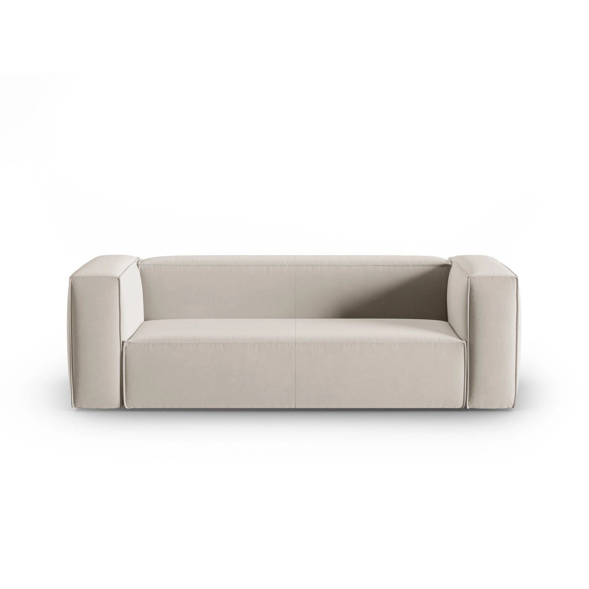 Mackay 3-Sitzer Sofa aus Samt oder Strukturstoff, 200x94x73 cm von Cosmopolitan Design – Bild 1