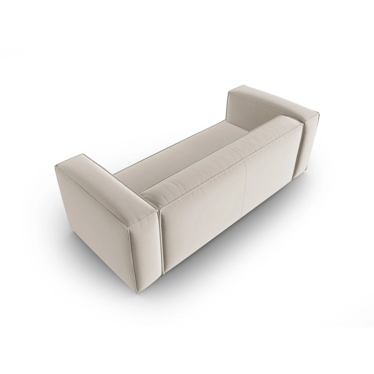 Mackay 3-Sitzer Sofa aus Samt oder Strukturstoff, 200x94x73 cm von Cosmopolitan Design – Bild 4