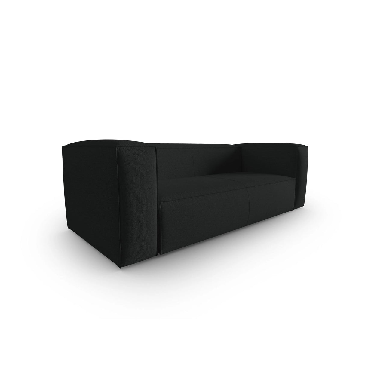 Mackay 3-Sitzer Sofa aus Strukturierter Stoff in Anthrazit (Bubble 17), 200x94x73 cm von Cosmopolitan Design – Bild 3