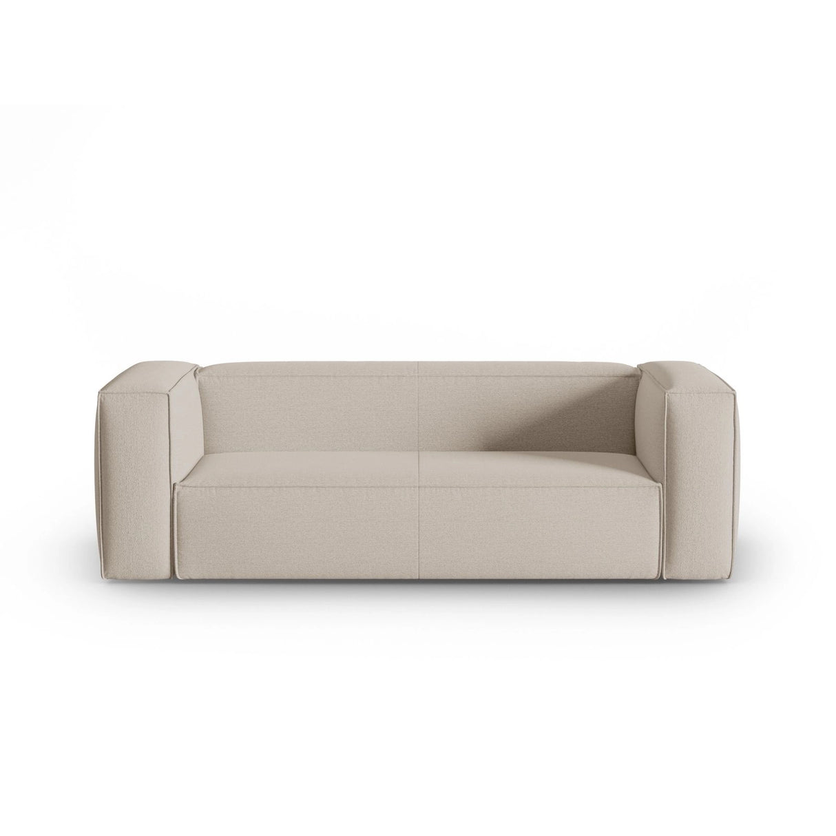 Mackay 3-Sitzer Sofa aus Strukturierter Stoff in Beige (Bubble 2), 200x94x73 cm von Cosmopolitan Design – Bild 1