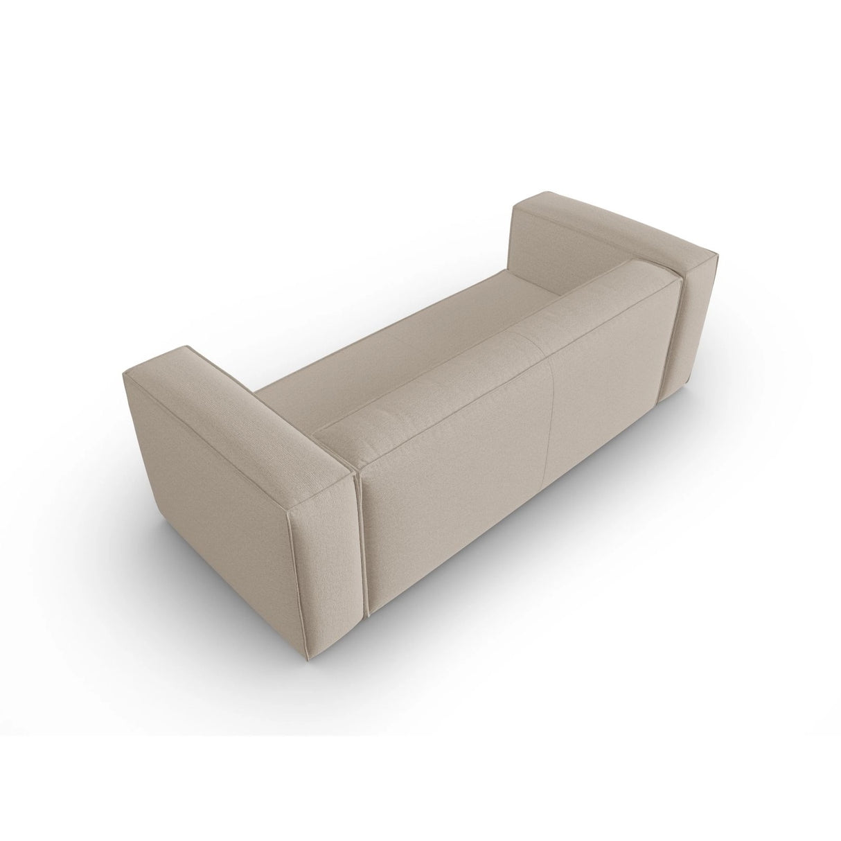 Mackay 3-Sitzer Sofa aus Strukturierter Stoff in Beige (Bubble 2), 200x94x73 cm von Cosmopolitan Design – Bild 4