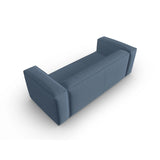 Mackay 3-Sitzer Sofa aus Strukturierter Stoff in Blau Jeans (Bubble 15), 200x94x73 cm von Cosmopolitan Design – Bild 4