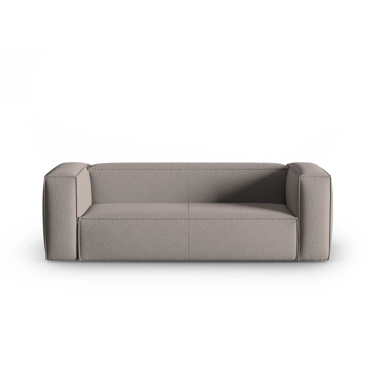 Mackay 3-Sitzer Sofa aus Strukturierter Stoff in Cappuccino (Bubble 4), 200x94x73 cm von Cosmopolitan Design – Bild 1