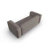 Mackay 3-Sitzer Sofa aus Strukturierter Stoff in Cappuccino (Bubble 4), 200x94x73 cm von Cosmopolitan Design – Bild 4