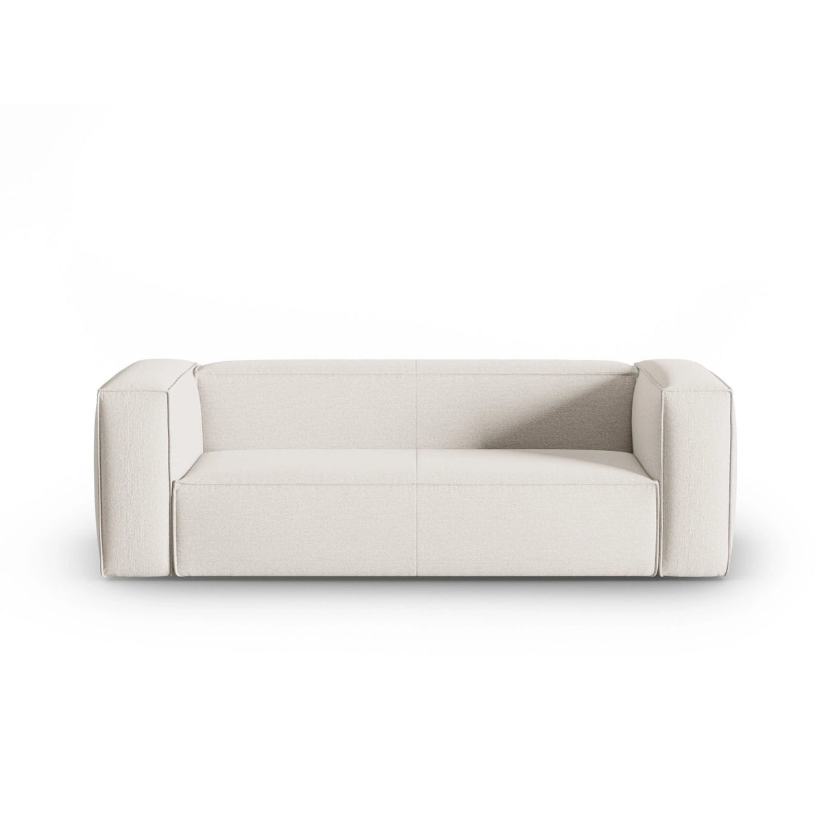 Mackay 3-Sitzer Sofa aus Strukturierter Stoff in Elfenbein (Bubble 1), 200x94x73 cm von Cosmopolitan Design – Bild 1
