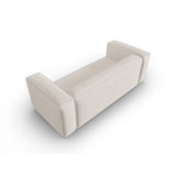 Mackay 3-Sitzer Sofa aus Strukturierter Stoff in Elfenbein (Bubble 1), 200x94x73 cm von Cosmopolitan Design – Bild 4