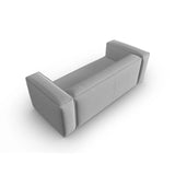 Mackay 3-Sitzer Sofa aus Strukturierter Stoff in Grau (Bubble 6), 200x94x73 cm von Cosmopolitan Design – Bild 4