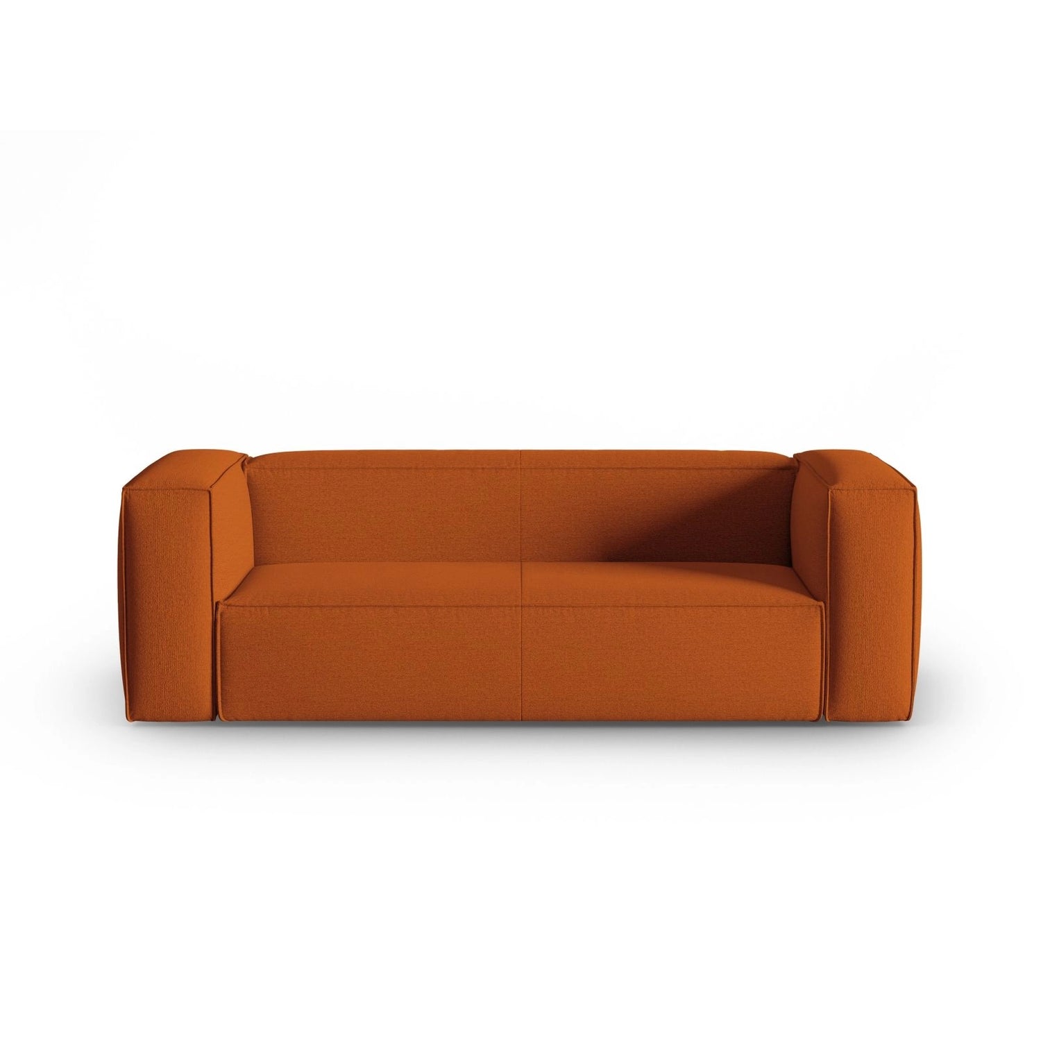 Mackay 3-Sitzer Sofa aus Strukturierter Stoff in Terrakotta (Bubble 10), 200x94x73 cm von Cosmopolitan Design – Bild 1