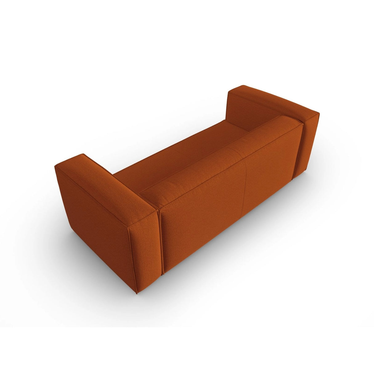 Mackay 3-Sitzer Sofa aus Strukturierter Stoff in Terrakotta (Bubble 10), 200x94x73 cm von Cosmopolitan Design – Bild 4