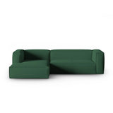Mackay 4-Sitzer Ecksofa, Linke Seite, aus Strukturierter Stoff in Grün (Bubble 12), 282x166x73 cm von Cosmopolitan Design – Bild 1
