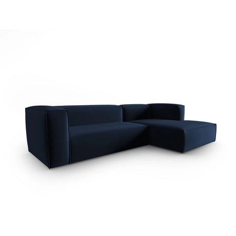 Mackay 4-Sitzer Ecksofa, Rechte Seite, aus Samt in Königsblau (Casino Deep Blue), 282x166x73 cm von Cosmopolitan Design – Bild 3