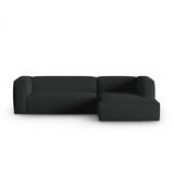 Mackay 4-Sitzer Ecksofa, Rechte Seite, aus Strukturierter Stoff in Anthrazit (Bubble 17), 282x166x73 cm von Cosmopolitan Design – Bild 1