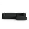 Mackay 4-Sitzer Ecksofa, Rechte Seite, aus Strukturierter Stoff in Anthrazit (Bubble 17), 282x166x73 cm von Cosmopolitan Design – Bild 1