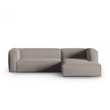 Mackay 4-Sitzer Ecksofa, Rechte Seite, aus Strukturierter Stoff in Cappuccino (Bubble 4), 282x166x73 cm von Cosmopolitan Design – Bild 1