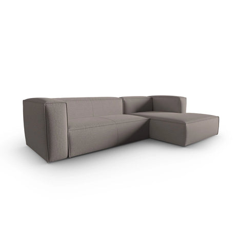 Mackay 4-Sitzer Ecksofa, Rechte Seite, aus Strukturierter Stoff in Cappuccino (Bubble 4), 282x166x73 cm von Cosmopolitan Design – Bild 3