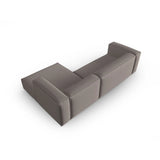 Mackay 4-Sitzer Ecksofa, Rechte Seite, aus Strukturierter Stoff in Cappuccino (Bubble 4), 282x166x73 cm von Cosmopolitan Design – Bild 4