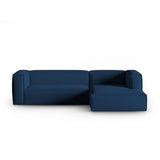 Mackay 4-Sitzer Ecksofa, Rechte Seite, aus Strukturierter Stoff in Dunkelblau (Bubble 16), 282x166x73 cm von Cosmopolitan Design – Bild 1