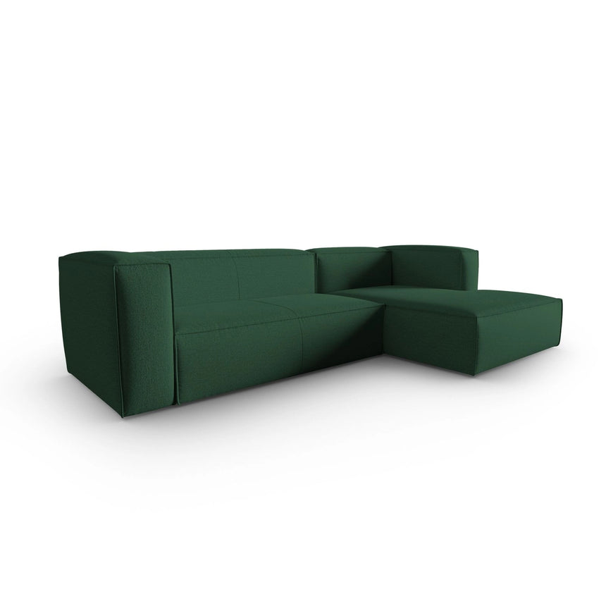 Mackay 4-Sitzer Ecksofa, Rechte Seite, aus Strukturierter Stoff in Grün (Bubble 12), 282x166x73 cm von Cosmopolitan Design – Bild 3