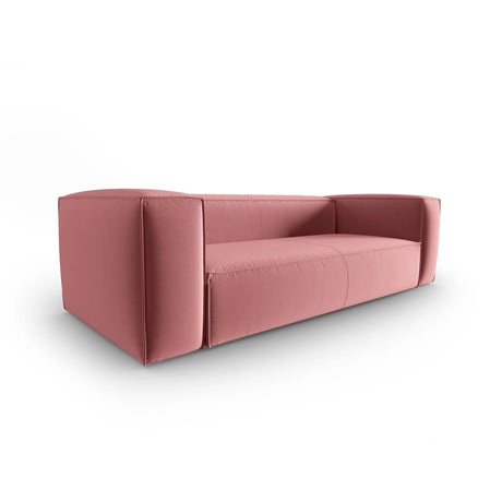 Mackay 4-Sitzer Sofa aus Samt in Flamingo (Casino Salmon), 230x94x73 cm von Cosmopolitan Design – Bild 3