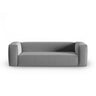 Mackay 4-Sitzer Sofa aus Samt in Hellgrau (Casino Ash), 230x94x73 cm von Cosmopolitan Design – Bild 1