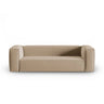 Mackay 4-Sitzer Sofa aus Samt in Sand (Casino Lion), 230x94x73 cm von Cosmopolitan Design – Bild 1