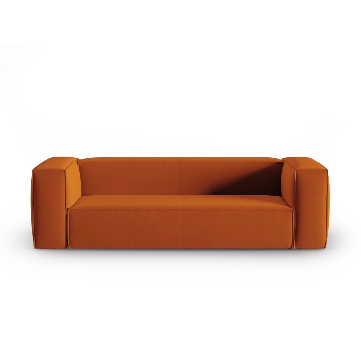 Mackay 4-Sitzer Sofa aus Samt in Terrakotta (Casino Terracota), 230x94x73 cm von Cosmopolitan Design – Bild 1