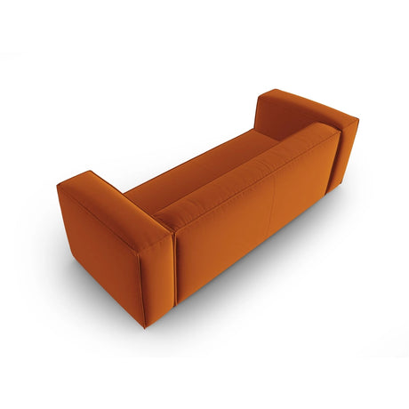 Mackay 4-Sitzer Sofa aus Samt in Terrakotta (Casino Terracota), 230x94x73 cm von Cosmopolitan Design – Bild 4