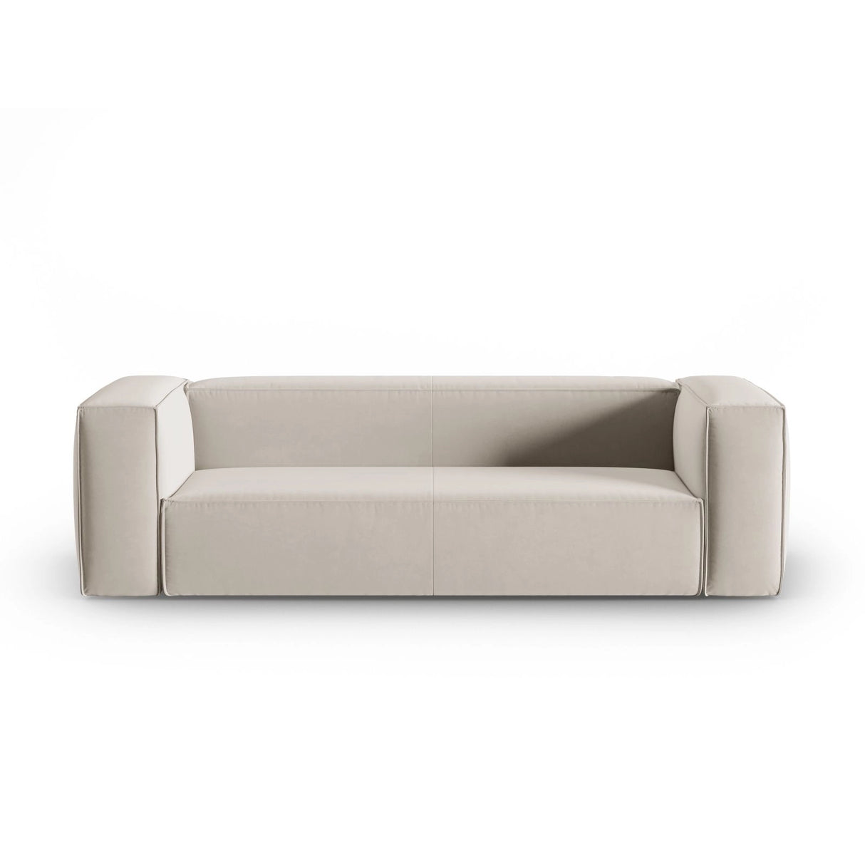 Mackay 4-Sitzer Sofa aus Samt oder Strukturstoff, 230x94x73 cm von Cosmopolitan Design – Bild 1