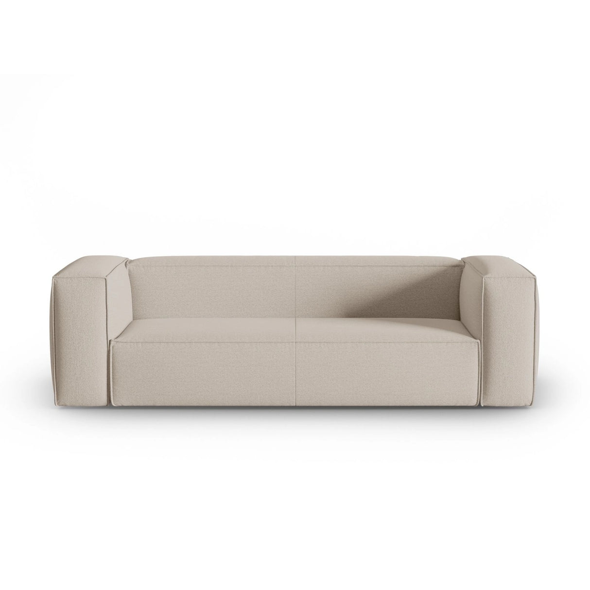 Mackay 4-Sitzer Sofa aus Strukturierter Stoff in Beige (Bubble 2), 230x94x73 cm von Cosmopolitan Design – Bild 1