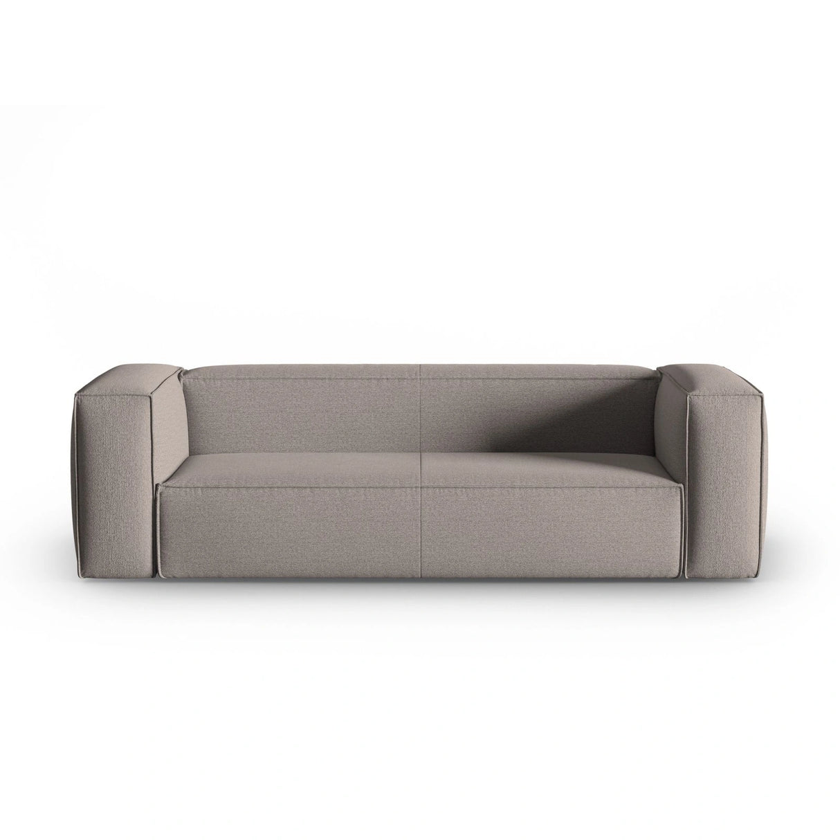 Mackay 4-Sitzer Sofa aus Strukturierter Stoff in Cappuccino (Bubble 4), 230x94x73 cm von Cosmopolitan Design – Bild 1