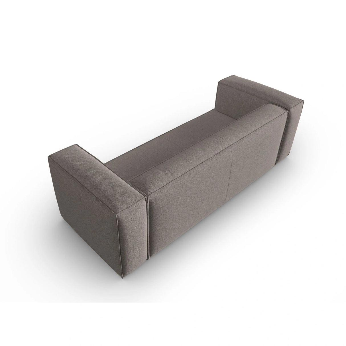Mackay 4-Sitzer Sofa aus Strukturierter Stoff in Cappuccino (Bubble 4), 230x94x73 cm von Cosmopolitan Design – Bild 4