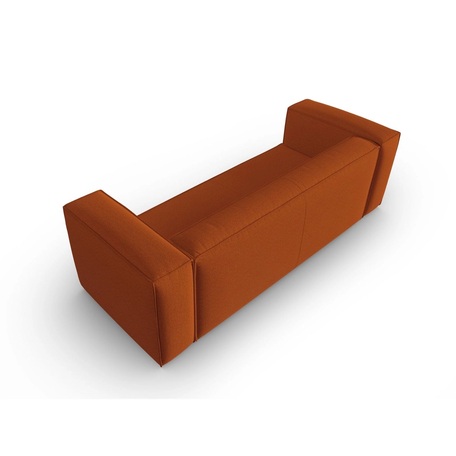 Mackay 4-Sitzer Sofa aus Strukturierter Stoff in Terrakotta (Bubble 10), 230x94x73 cm von Cosmopolitan Design – Bild 4