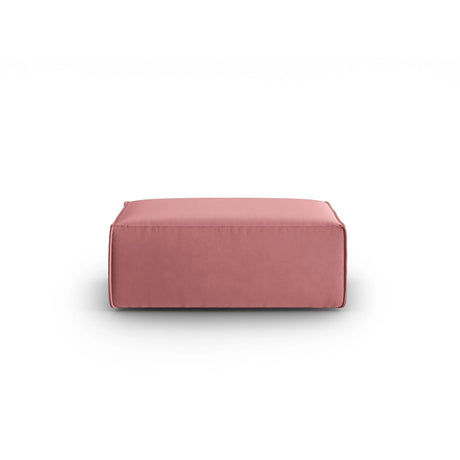 Mackay Pouf aus Samt in Flamingo (Casino Salmon), 100x69x40 cm von Cosmopolitan Design – Bild 1