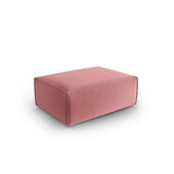 Mackay Pouf aus Samt in Flamingo (Casino Salmon), 100x69x40 cm von Cosmopolitan Design – Bild 3