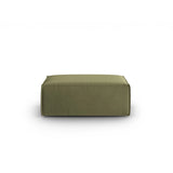Mackay Pouf aus Samt in Hellgrün (Casino Forest), 100x69x40 cm von Cosmopolitan Design – Bild 1
