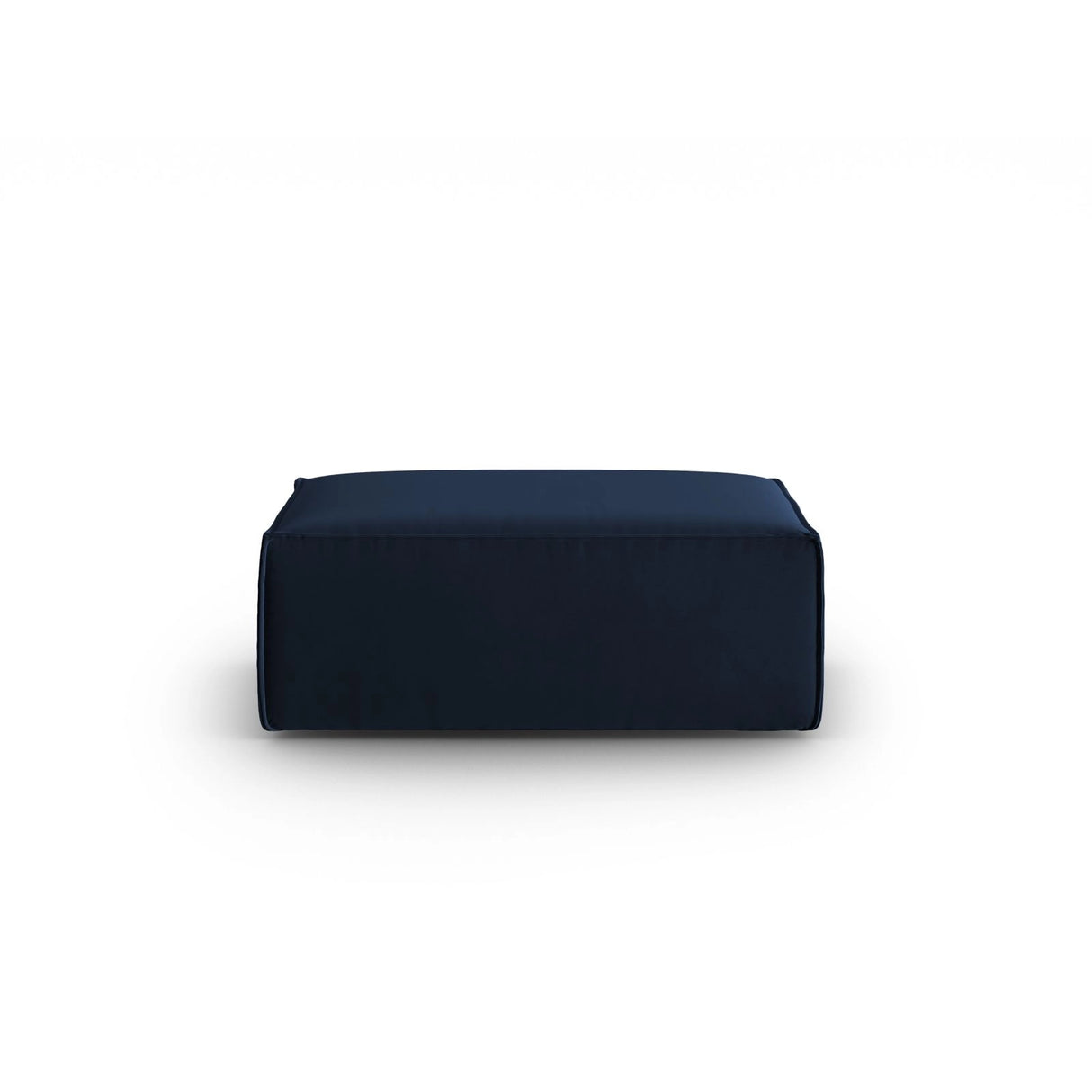 Mackay Pouf aus Samt in Königsblau (Casino Deep Blue), 100x69x40 cm von Cosmopolitan Design – Bild 1